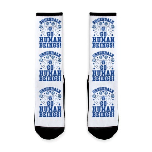 Greendale Go Human Beings! Community Socks